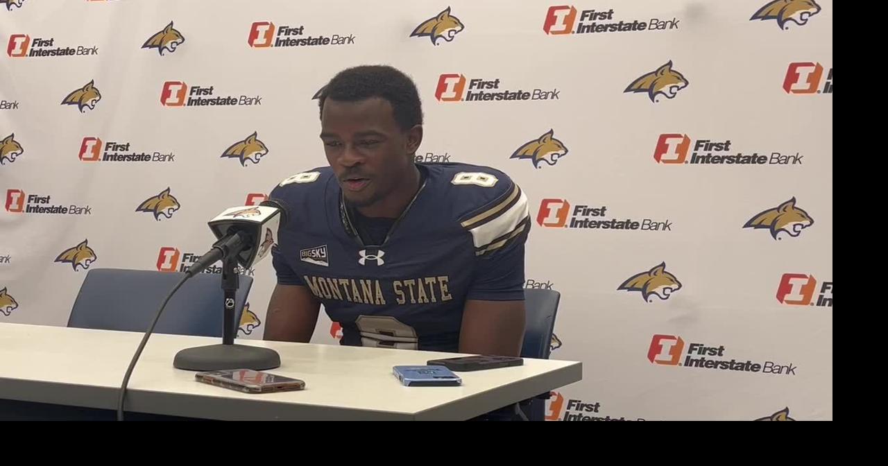 Carson Williams after Montana State Bobcats' win over Idaho State