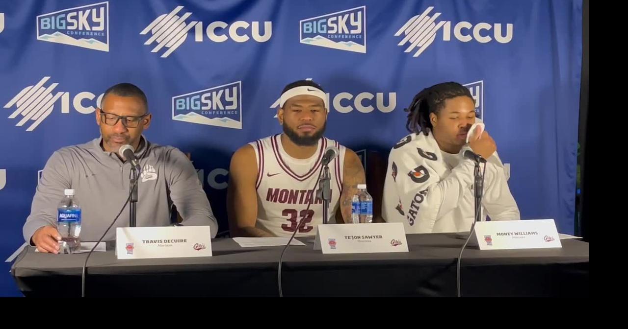 Montana's Travis Decuire, Te'Jon Sawyer, Money Williams on loss to Idaho