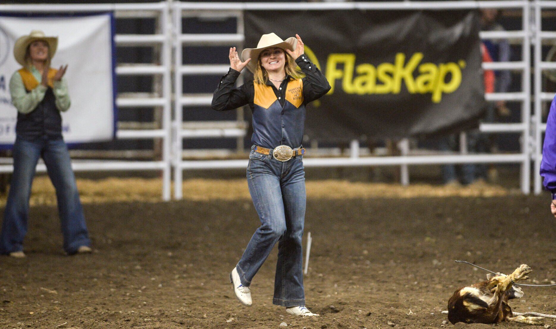 ジーンズ Montana State's Rasmussen sisters built bond on rodeo team