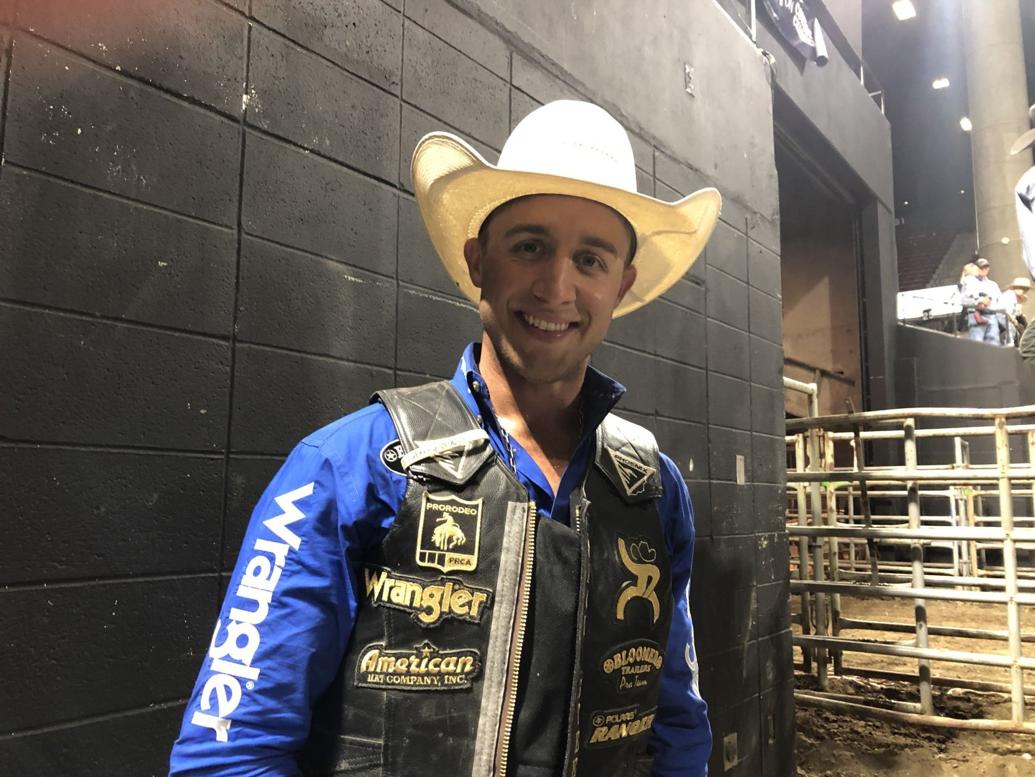 Sixtime world champion bull rider Sage Kimzey rides to MontanaFair win