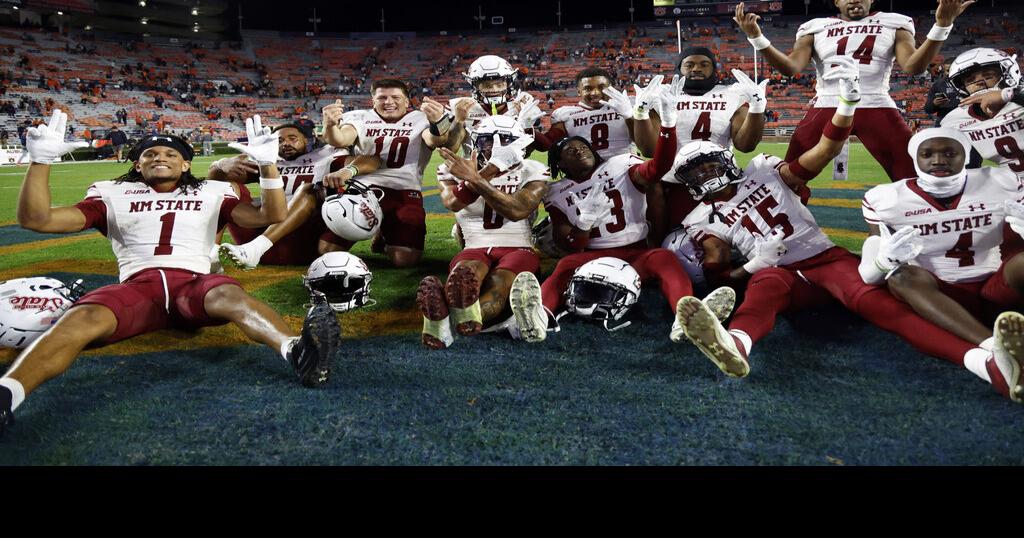 War Aggies! NMSU football slams Auburn for firstever SEC win Sports