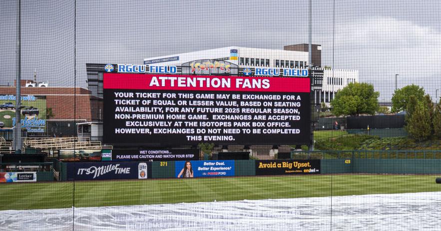 Isotopes game called due to poor air quality
