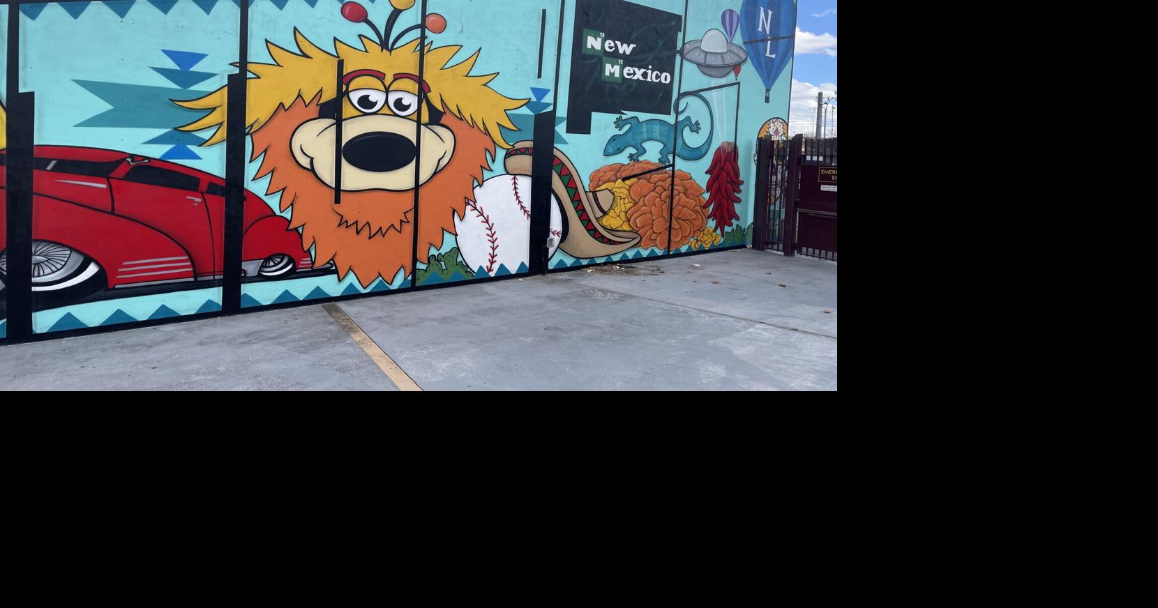 Joseph Leyba pays tribute to the state with a mural at Isotopes Park | Lifestyle