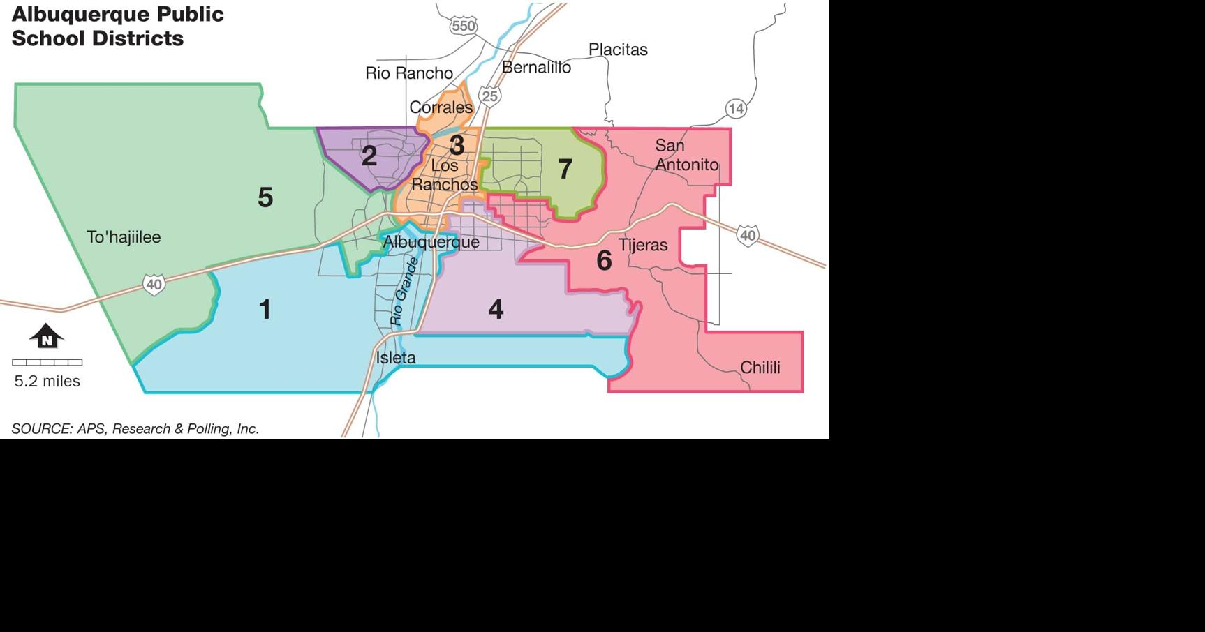 Albuquerque Public Schools new district map Opinion abqjournal com