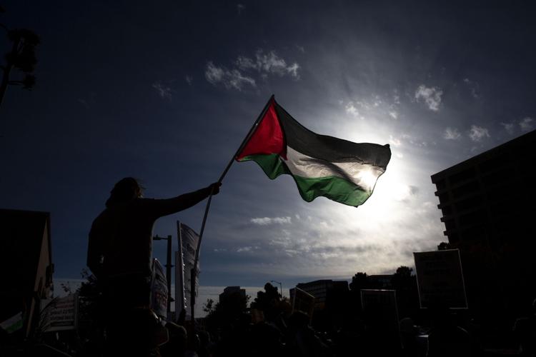Hundreds in pro-Palestine group march at ABQ Uptown | News | abqjournal.com