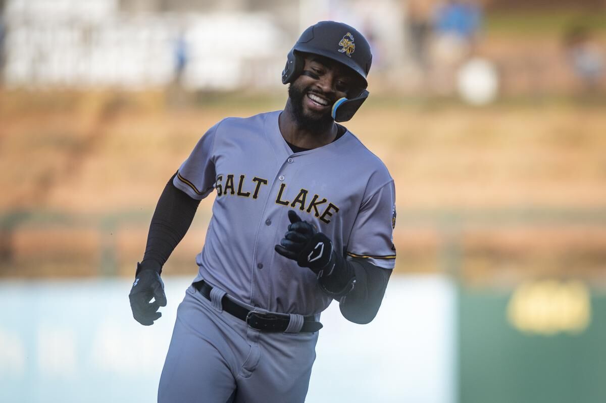 Angels baseball's Jo Adell hits record home run in Salt Lake minor league?