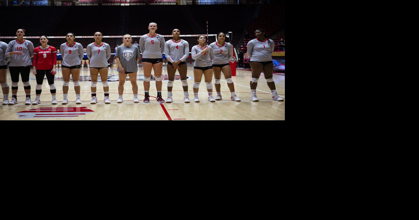 Meet Athina Dimitriadis, one of the tallest players in UNM volleyball ...