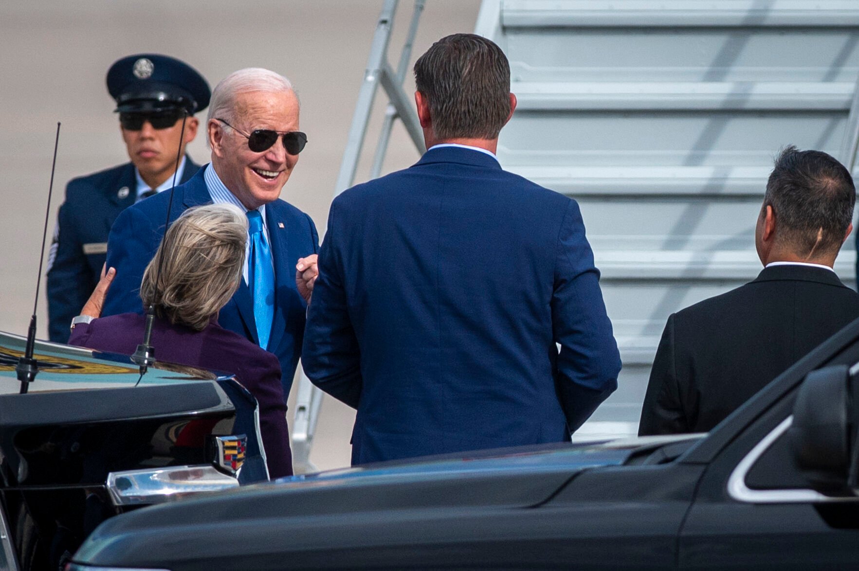 Biden Touches Down In NM; Part Of Three-state Tour To Highlight Key ...