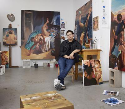 UNM College of Fine Arts welcomes Frederick Hammersley visiting artist Larry Madrigal