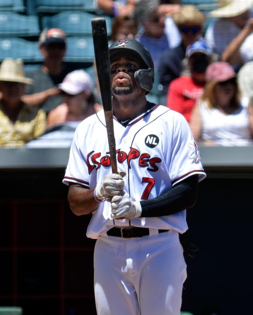 Albuquerque Isotopes' outfielder Wynton Bernard is having a