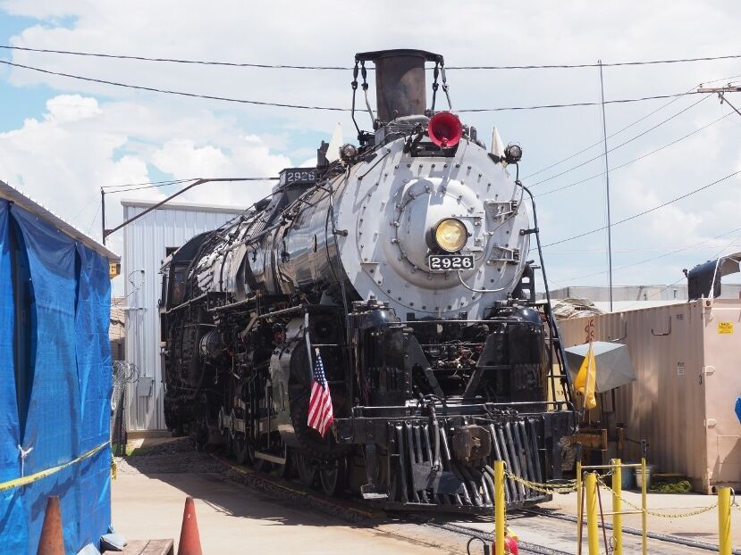 Historic Locomotive Atchison, Topeka And Santa Fe 2926 Almost Ready To ...