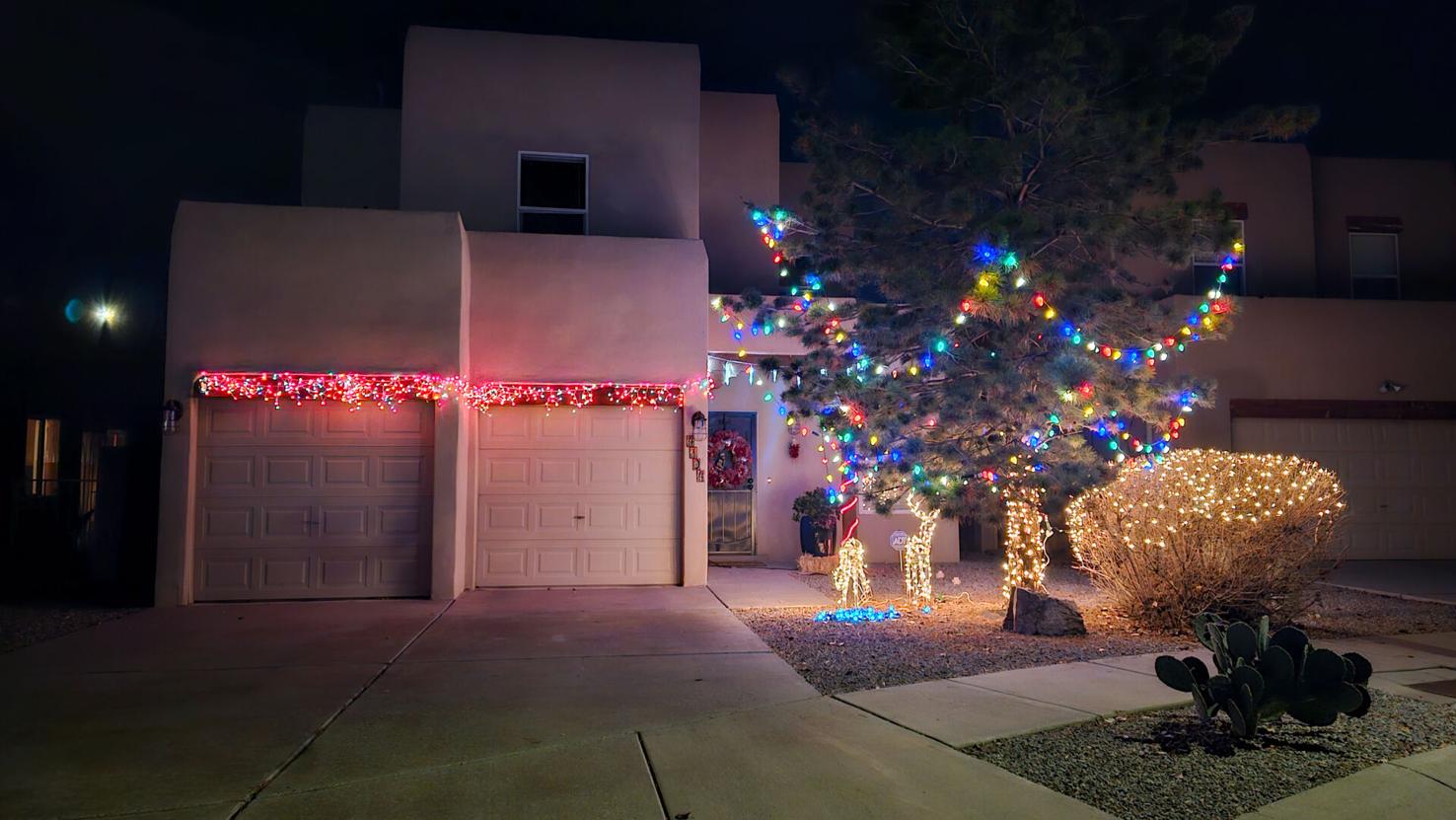 ABQ neighborhood Christmas displays map and pictures Clickable