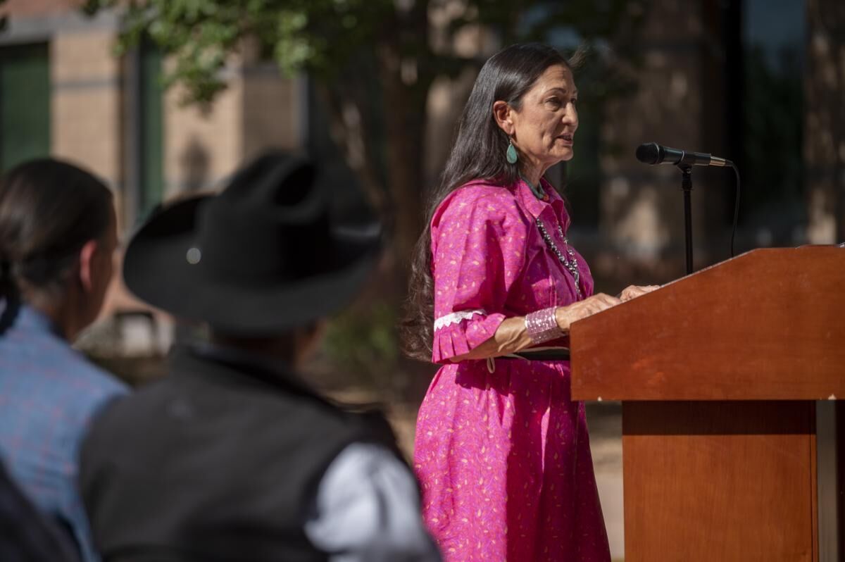 Native American activists for and against drilling outside Chaco