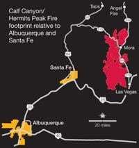 Hermits Peak/Calf Canyon blaze now at 270,000 acres and still moving, Wildfires