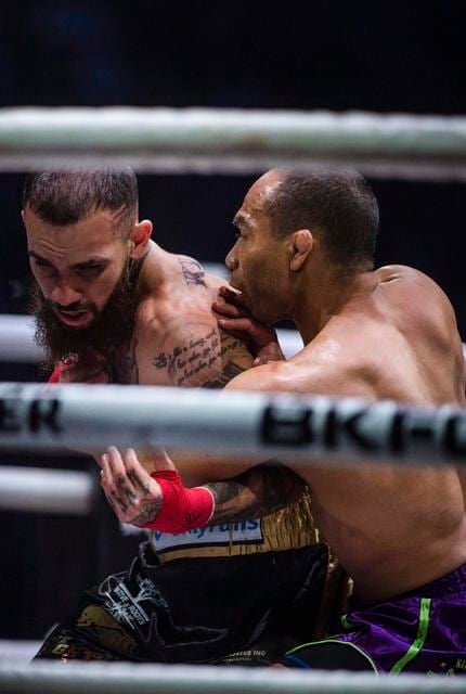 Greg Hardy was brutally knocked out in his BKFC debut at the hands of Josh  Watson 