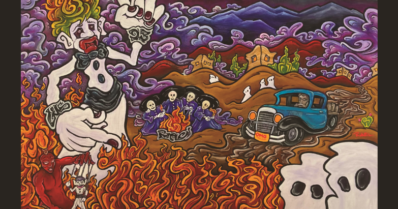 100 years of burning: 2024 Zozobra T-shirt, poster artists
