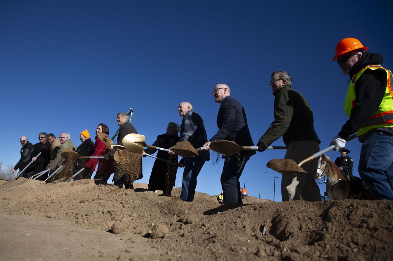 Photos Dignitaries break ground on the new North Domingo Baca Aquatic