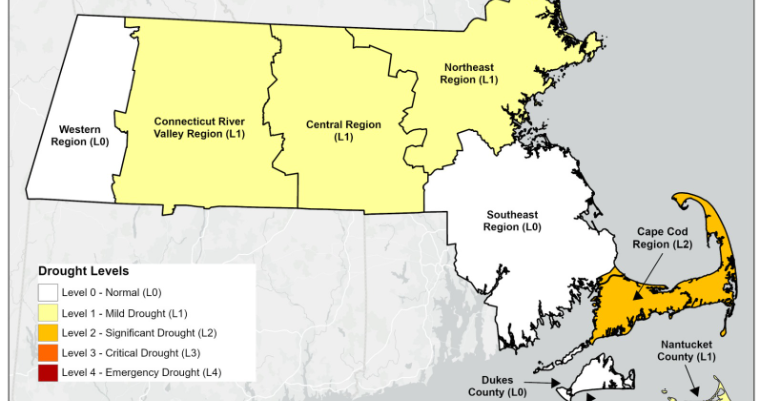 After months of concern, Nantucket upgraded to mild drought | News ...