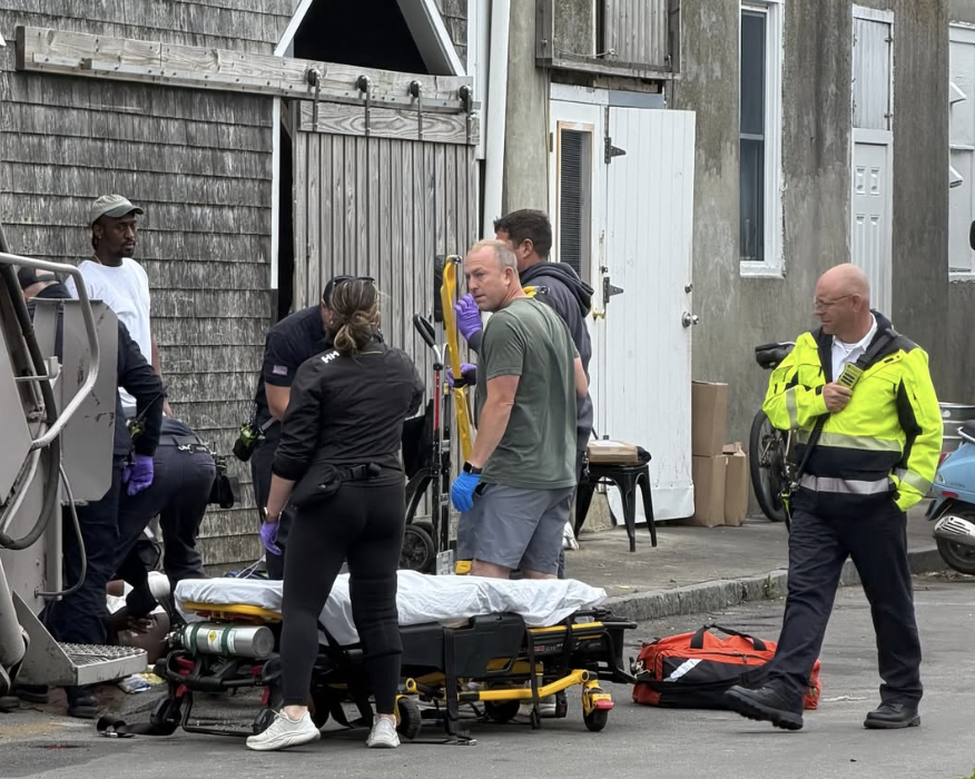 Emergency personnel respond to reported stabbing