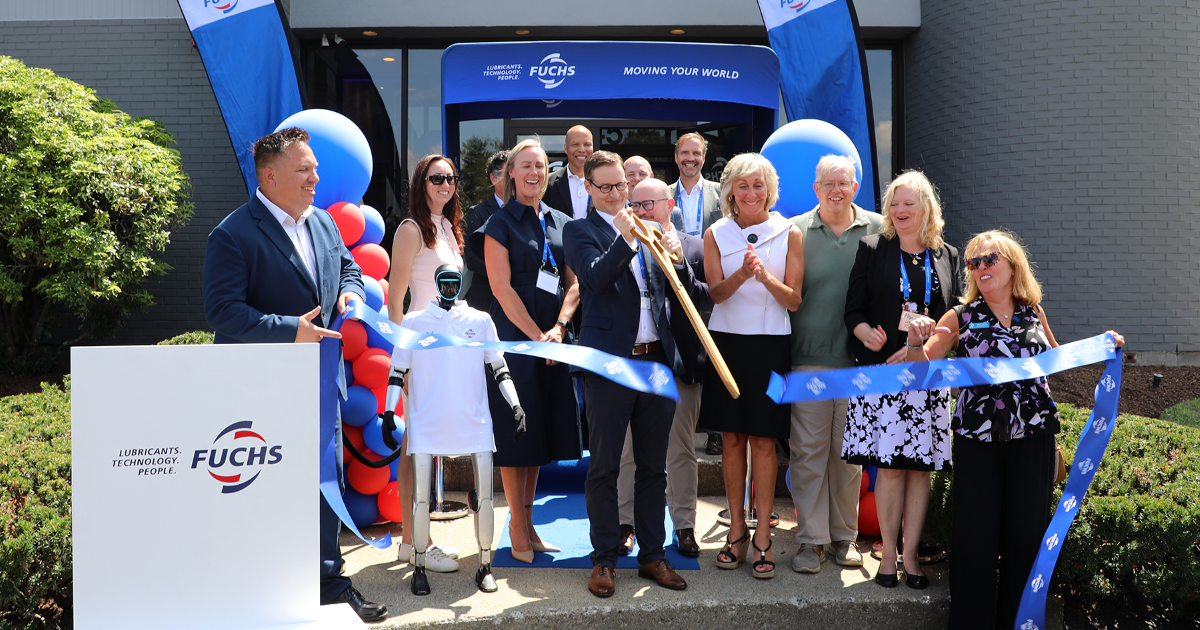 Fuchs Lubricants Opens Technology Center in Massachusetts