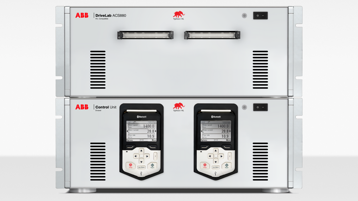 ABB and Typhoon HIL Create DriveLab ACS880 HIL Compatible