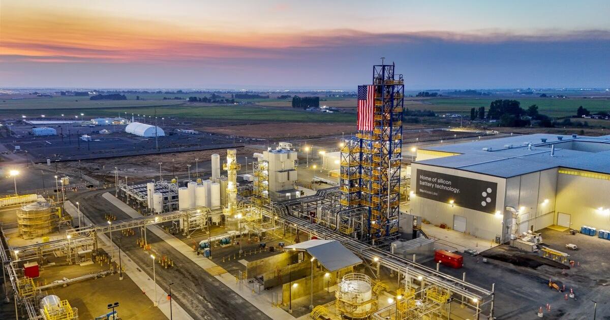 Sila Nanotechnologies Opens New Facility in Washington