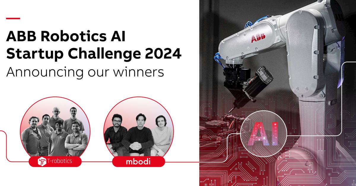 ABB Robotics AI Challenge 2024: T-Robotics & Mbodi Win | Manufacturing News Desk ABB Robotics AI Challenge 2024: T-Robotics & Mbodi Win | Manufacturing News Desk