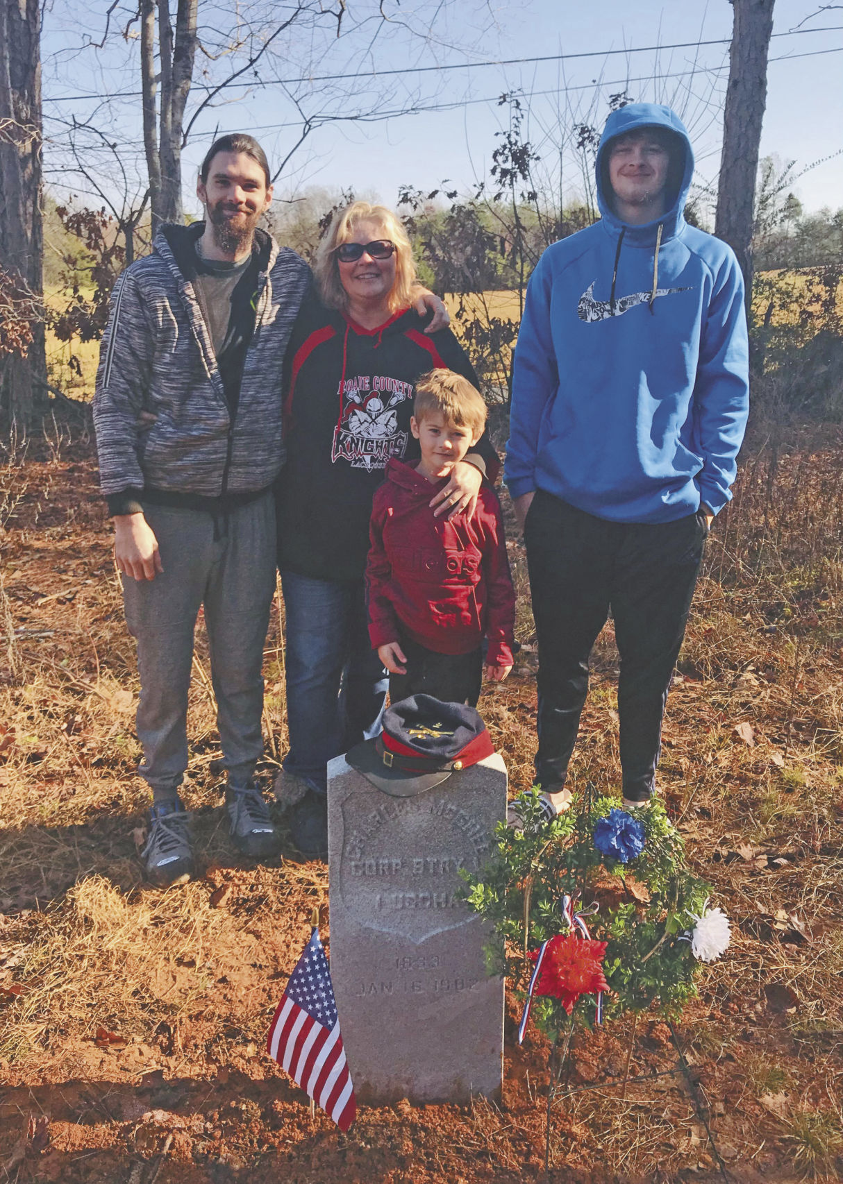 Military marker installed for Cpl. McGhee