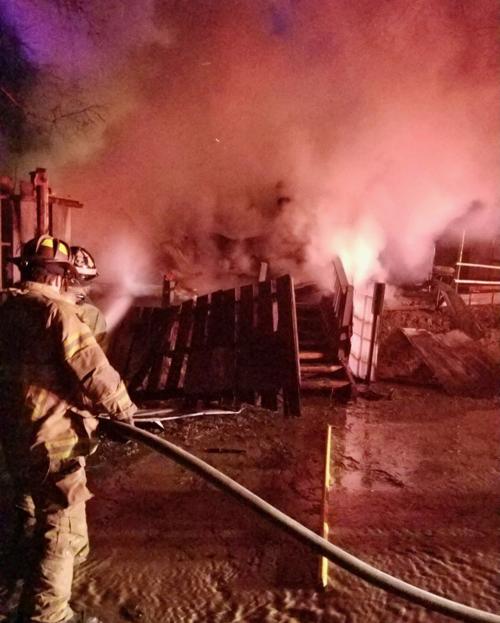 First responders deal with Madisonville fire