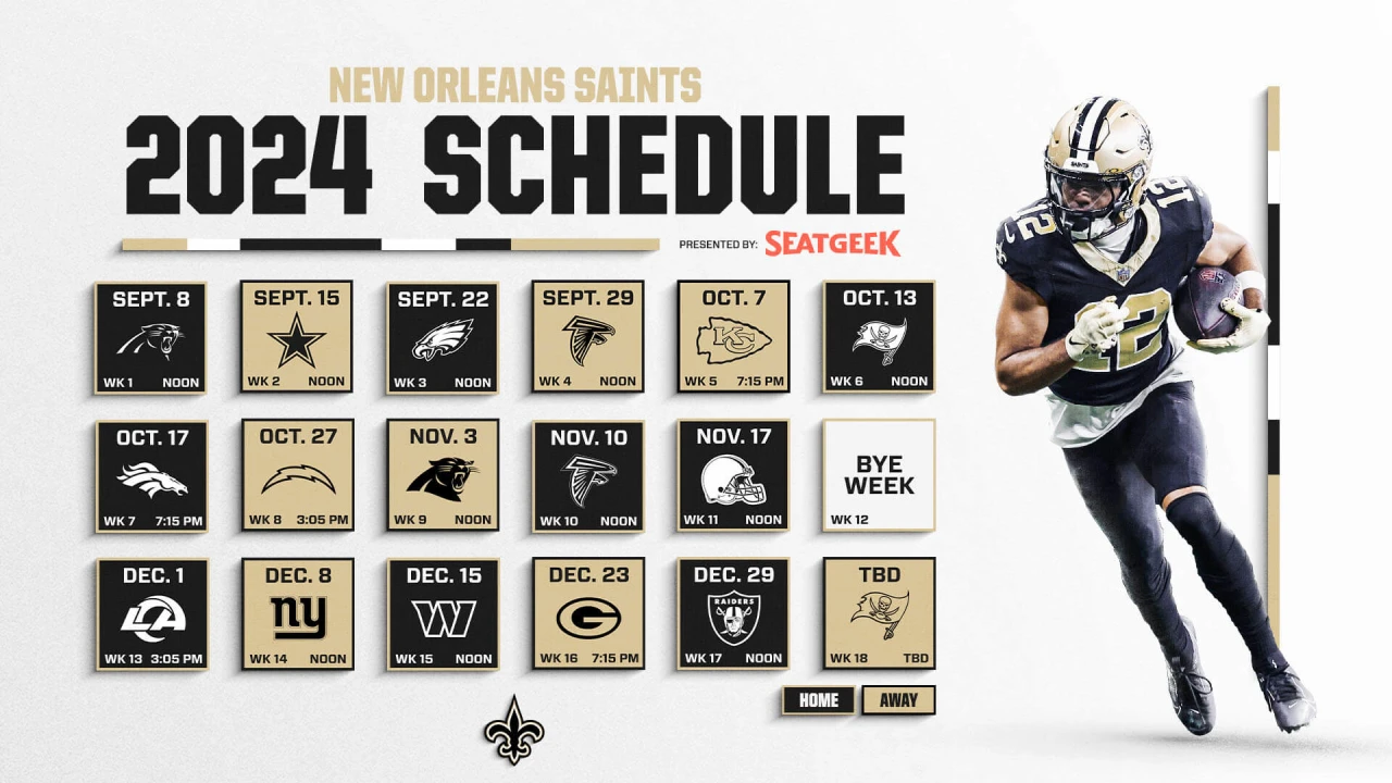 Saints release 2024 season schedule National