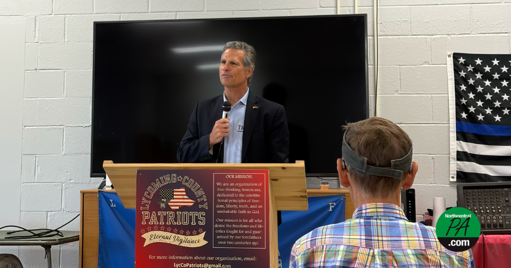 Image for Meuser addresses Williamsport office hours at Lycoming County Patriots meeting