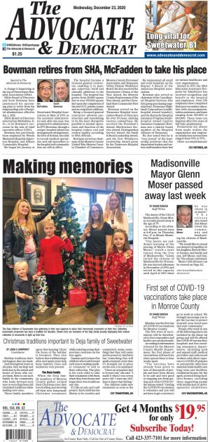 Page A1 | Advocate & Democrat | advocateanddemocrat.com - Vimarsana News