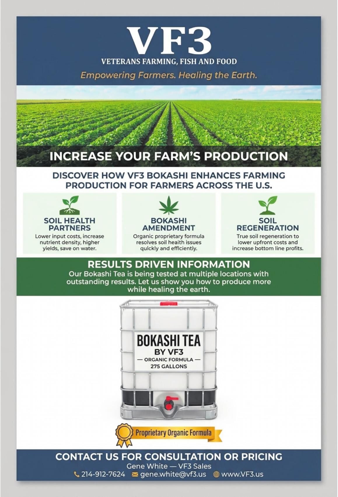 VeteransFish Food and Farming Inc. - Ad from 2026-05-09