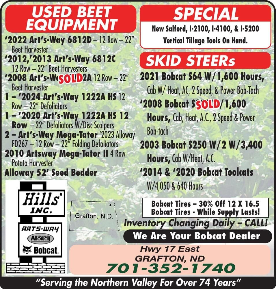 HILLS  INC. - Ad from 2026-05-01