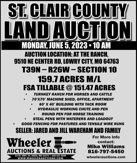 ST. CLAIR COUNTY LAND AUCTION