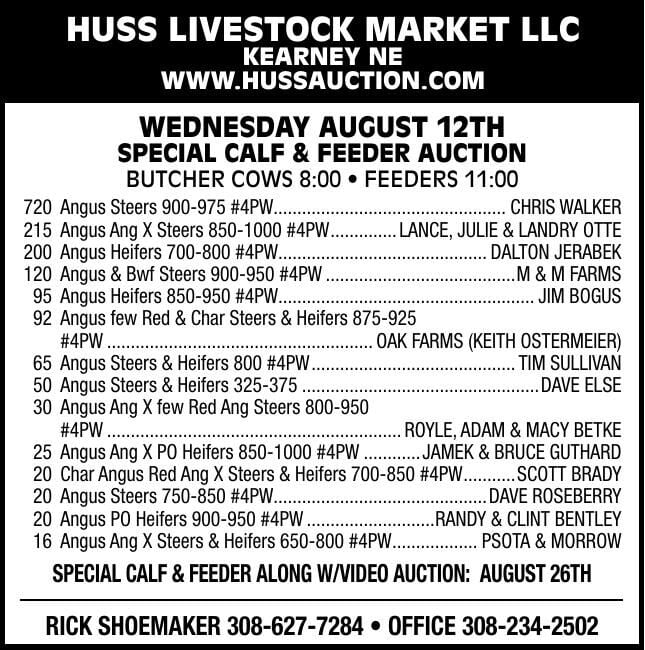 Huss Livestock Market