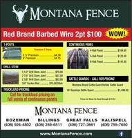 MONTANA FENCE - Leslie Lukins - Ad from 2024-05-17