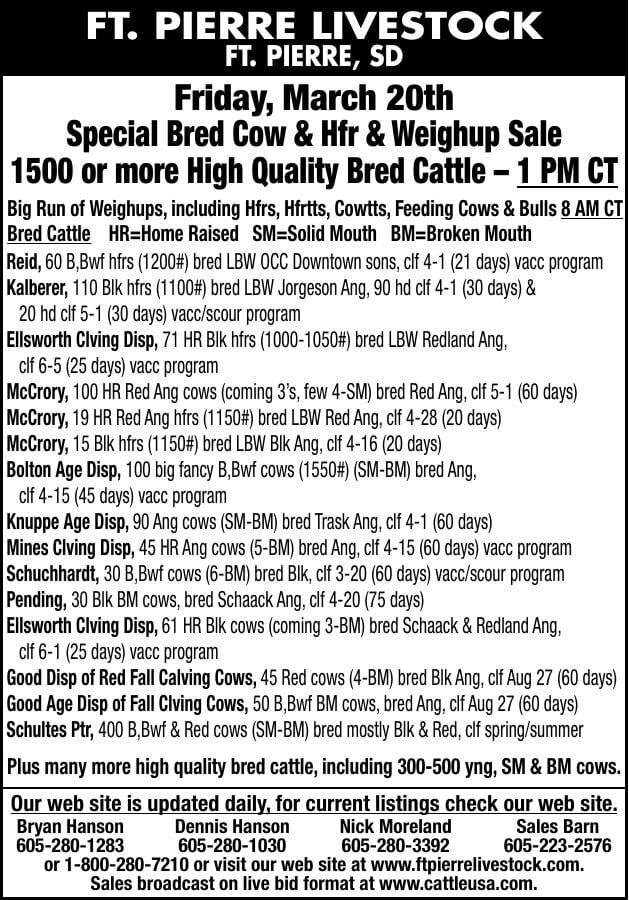 FORT PIERRE LIVESTOCK