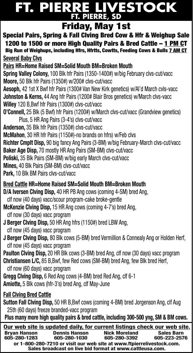 FORT PIERRE LIVESTOCK