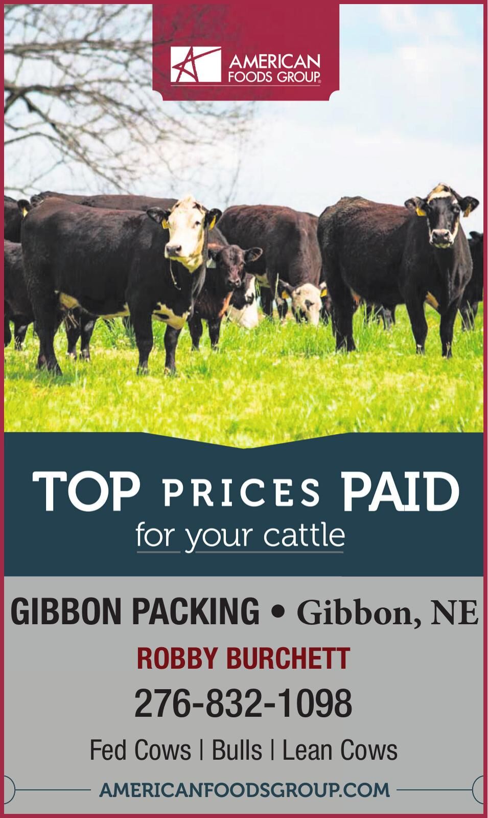 AMERICAN FOODS GROUP - Ad from 2026-03-13