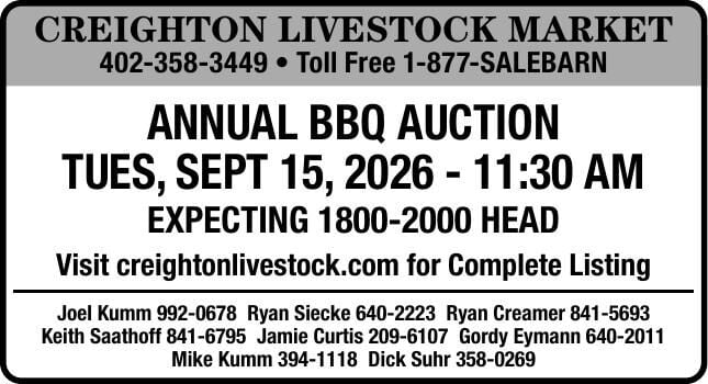 Creighton Livestock Market