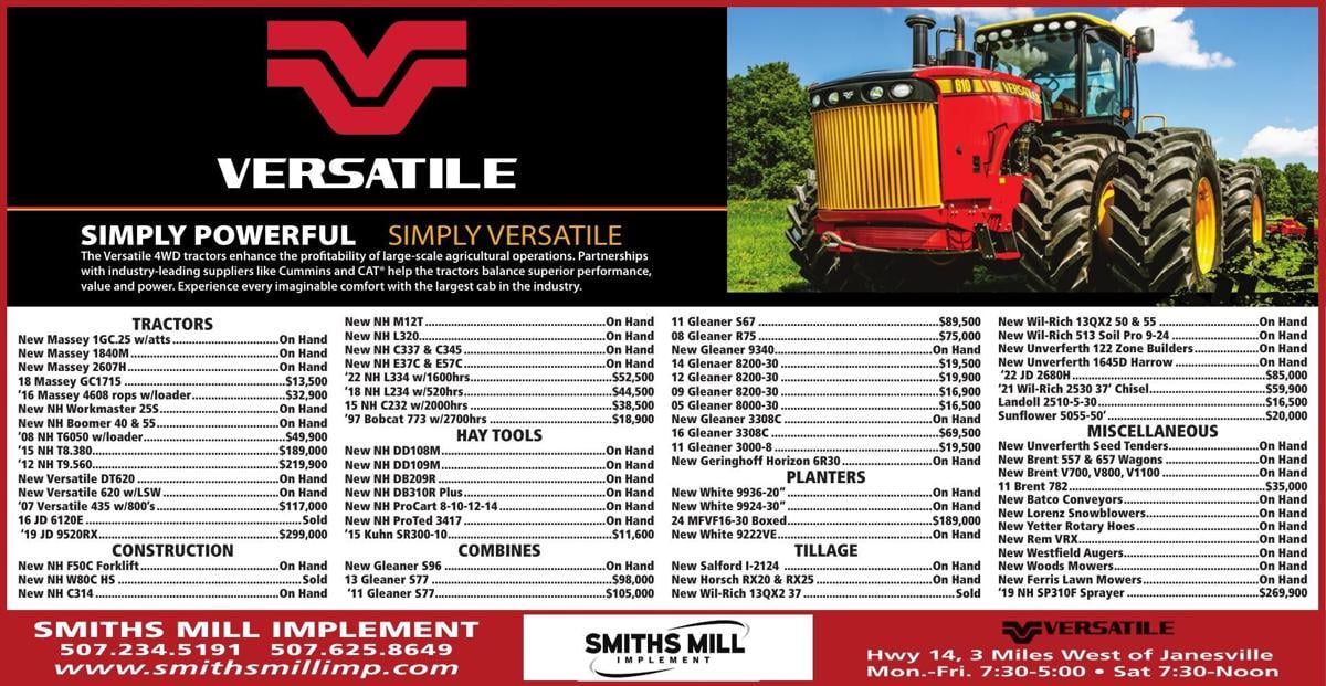 SMITHS MILL IMPLEMENT - Ad from 2026-04-03