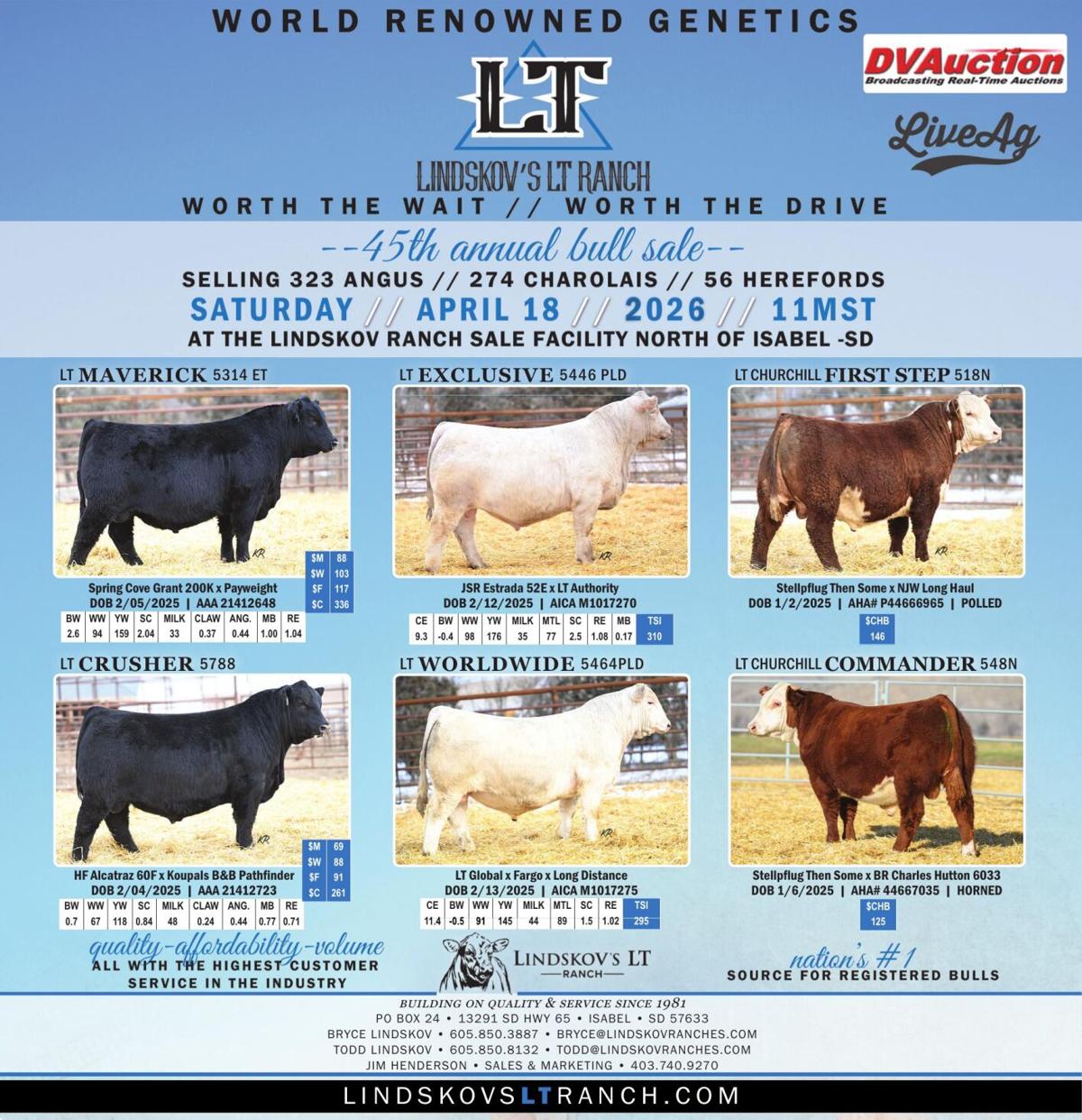 Lindskovs LT Ranch - Ad from 2026-04-03