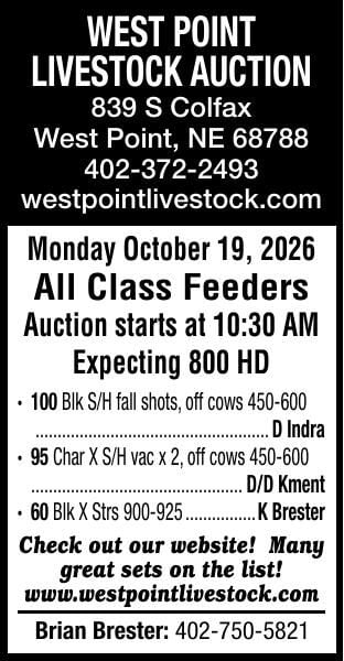 West Point Livestock Market
