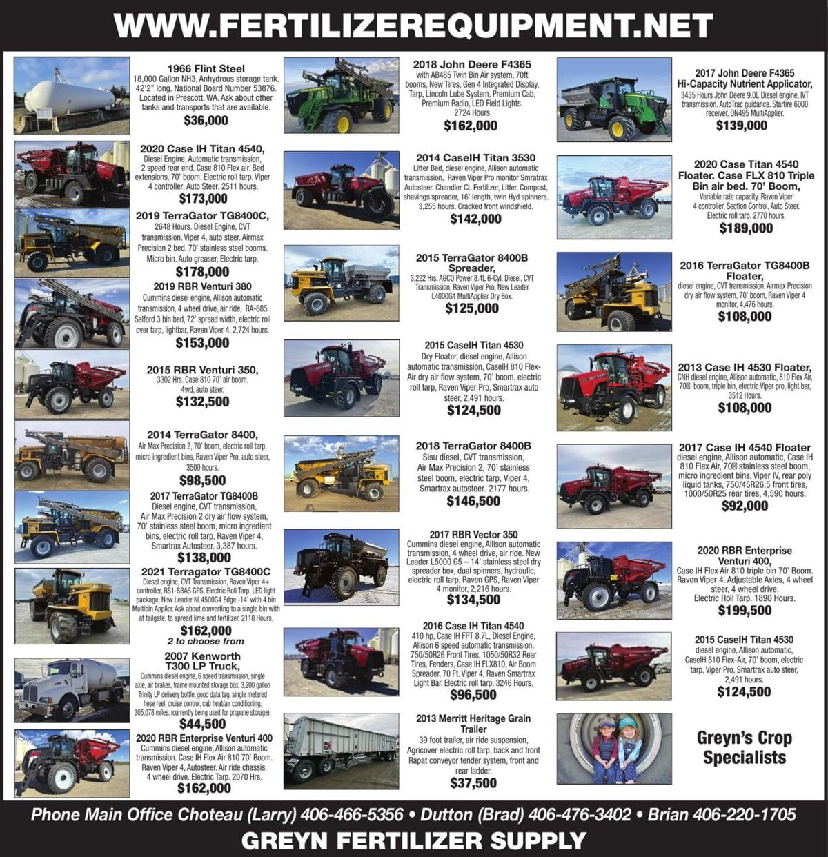 GREYN FERTILIZER SUPPLY - Ad from 2026-04-03