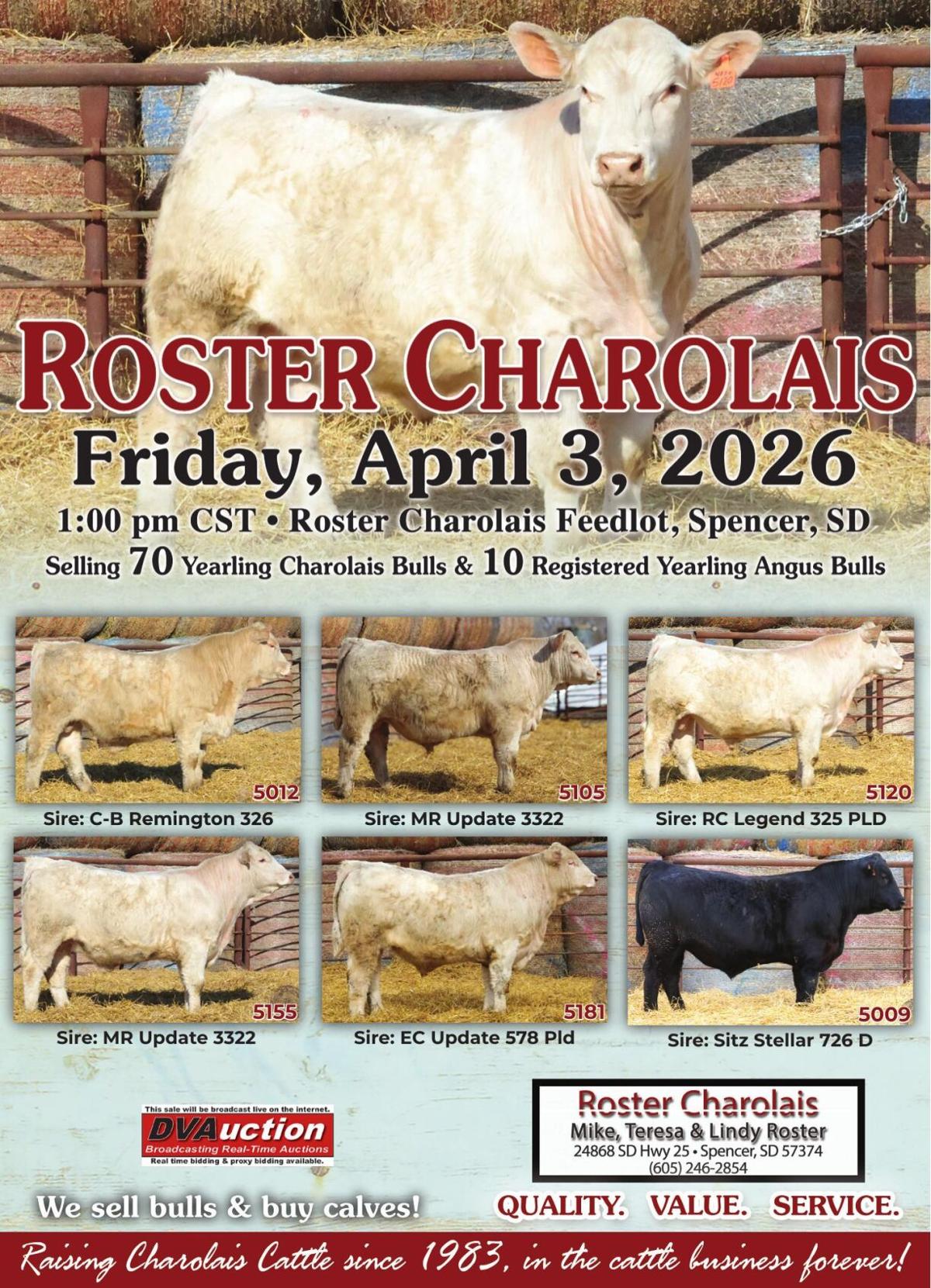 ROSTER CHAROLAIS - Ad from 2026-03-20