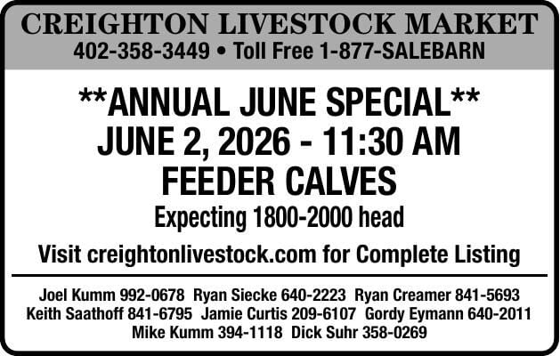 Creighton Livestock Market