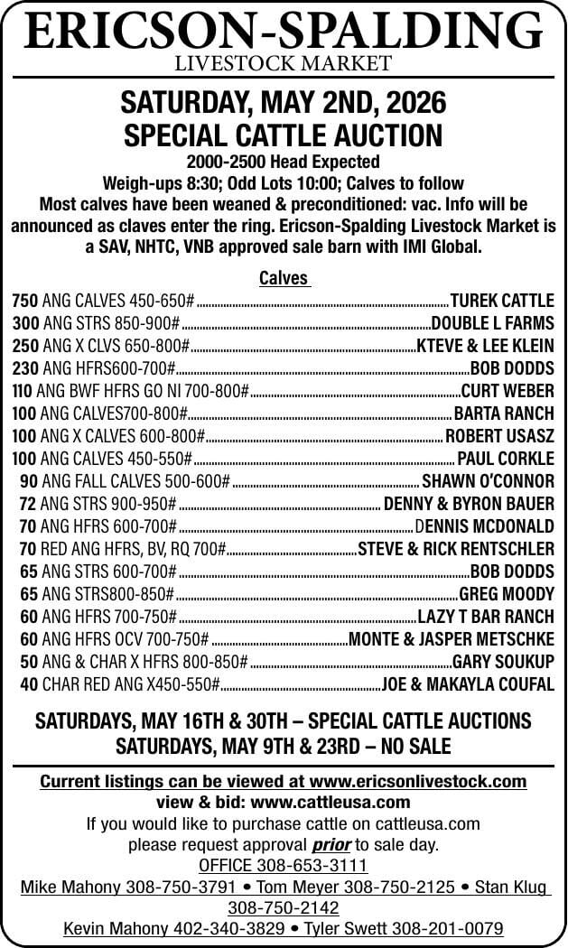 Ericson Spalding Livestock