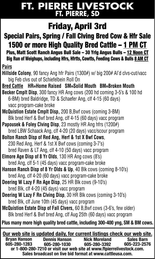 FORT PIERRE LIVESTOCK