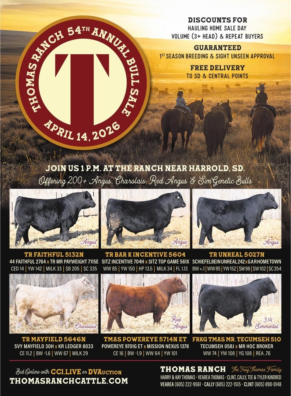 THOMAS RANCH - Ad from 2026-04-03